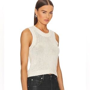 Stitches & Stripes | Madison Tank ribbed knit tank. 100% cotton womens small